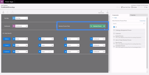 Flux de processus métier et documentation Power Apps