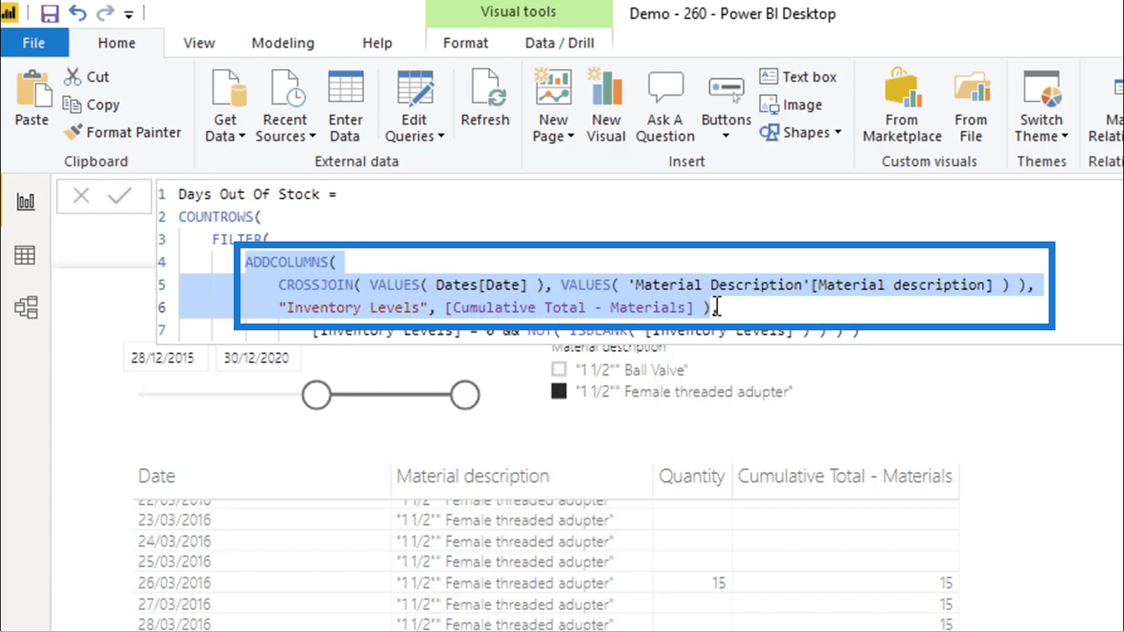 Calculer les jours sans stock – LuckyTemplates Inventory Management Insights