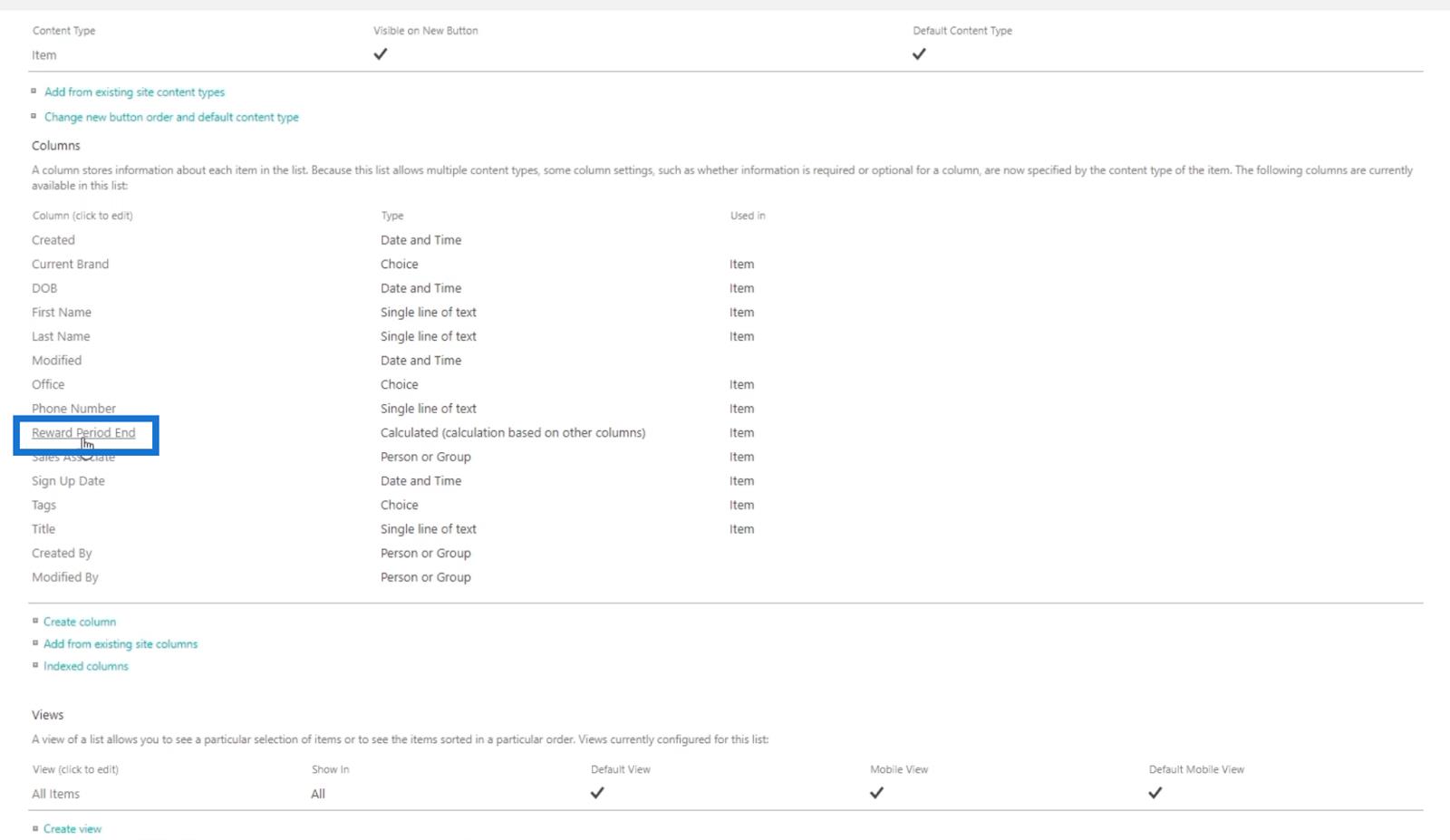 Colonnes calculées dans SharePoint |  Un aperçu