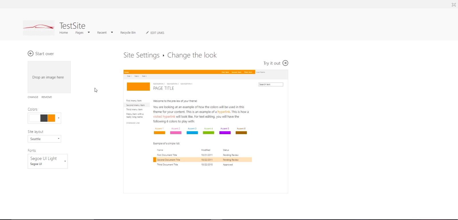 L'expérience de vue de conception classique de SharePoint