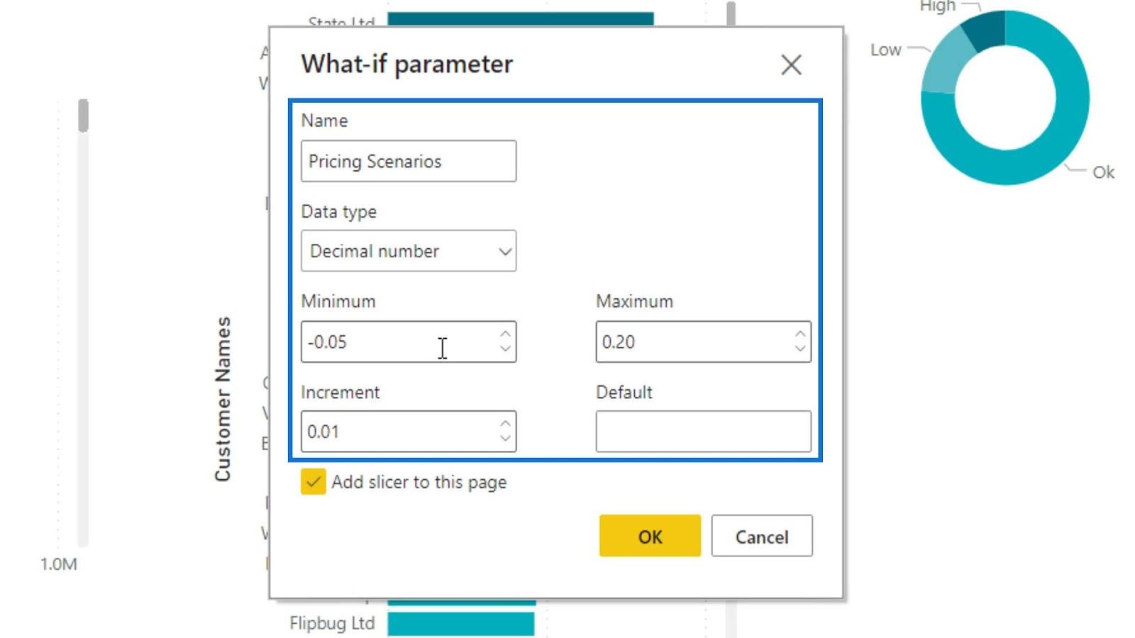 Paramètre de simulation LuckyTemplates pour les modèles de données