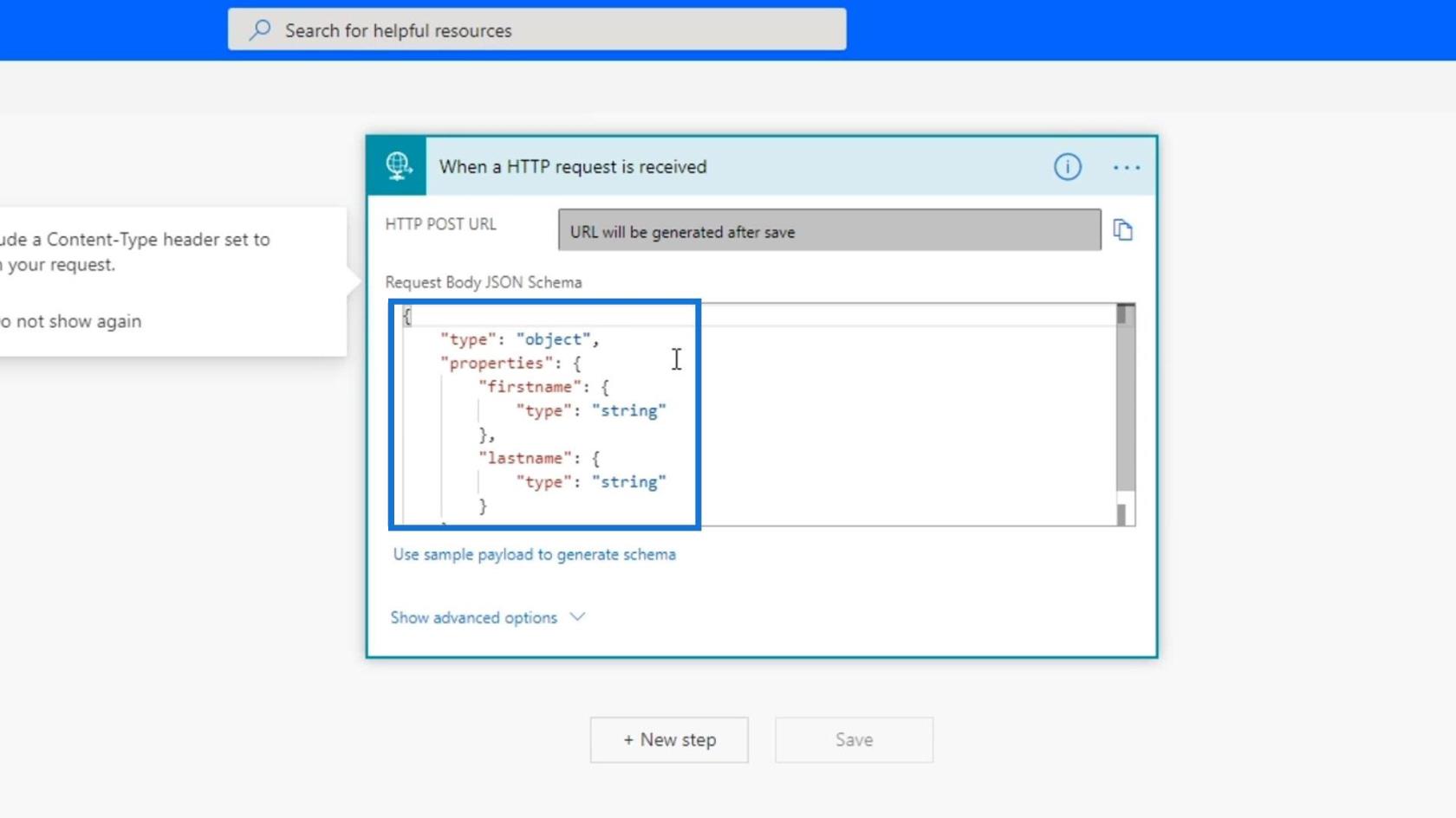 Microsoft Flow HTTP Trigger |  Un tutorial Power Automate