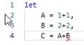 Power Query 編輯器中的變量和表達式