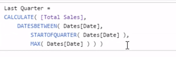 Calcular totais contínuos usando DATESBETWEEN no LuckyTemplates