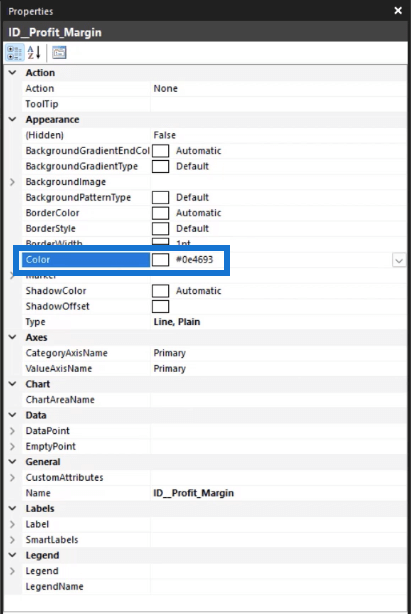 Créer un graphique Sparkline LuckyTemplates dans le générateur de rapports