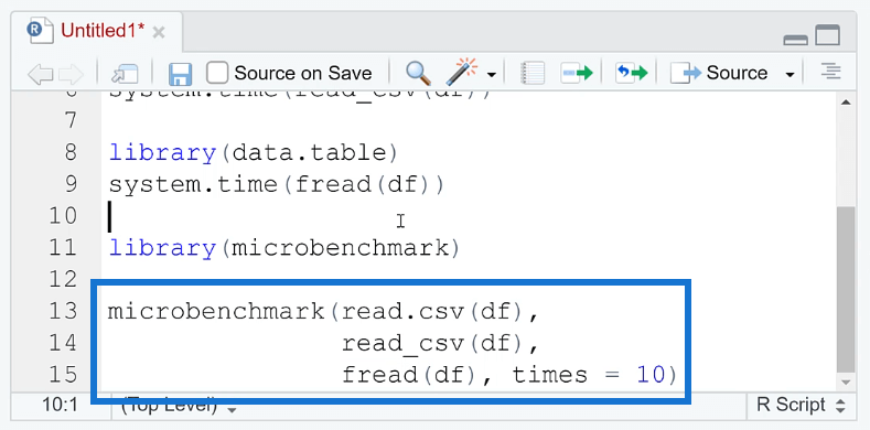 Evaluarea și optimizarea performanței codului în R