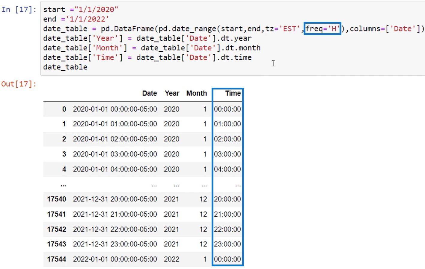 LuckyTemplates com script Python para criar tabelas de datas