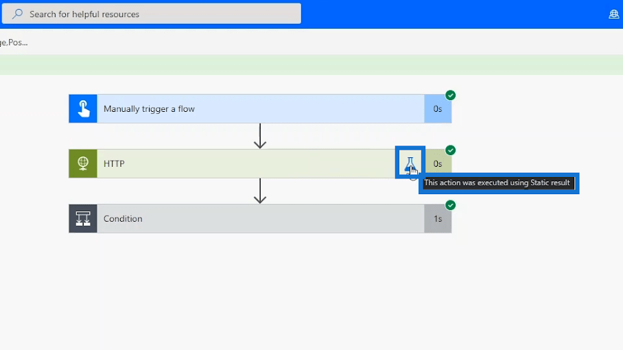 Résultats statiques de Power Automate : un aperçu