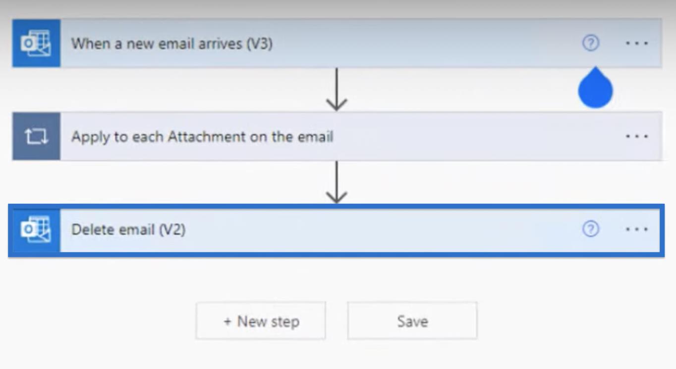 Enregistrer la pièce jointe d'un e-mail sur SharePoint avec Power Automate