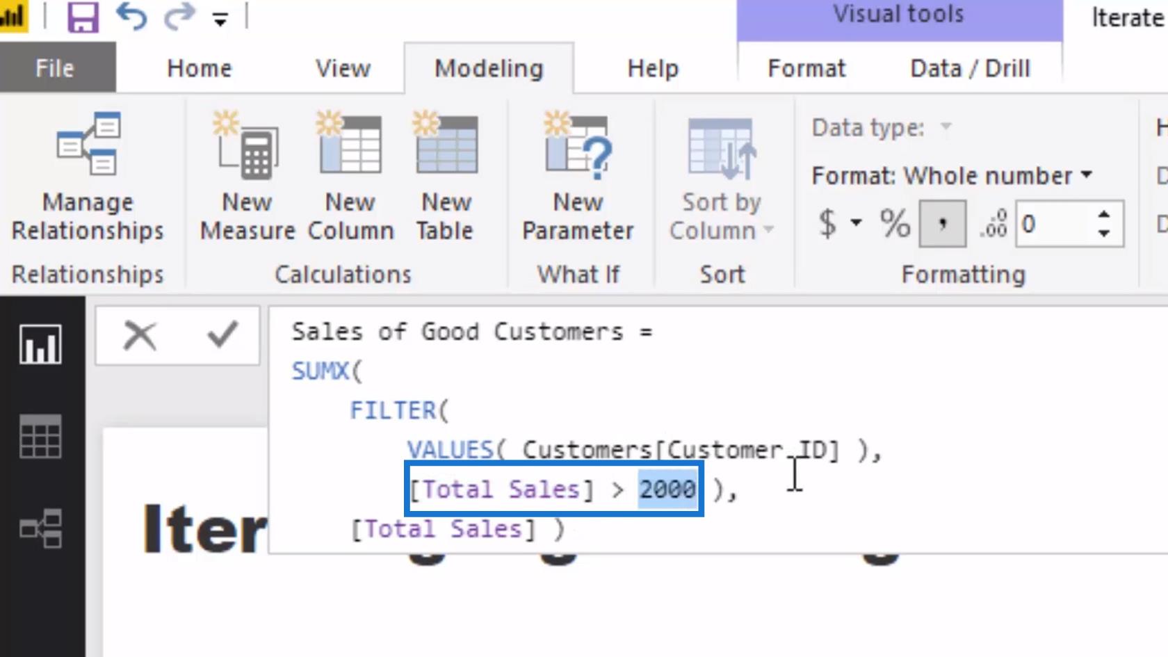 Tables virtuelles à l'intérieur des fonctions d'itération dans LuckyTemplates - Concepts DAX