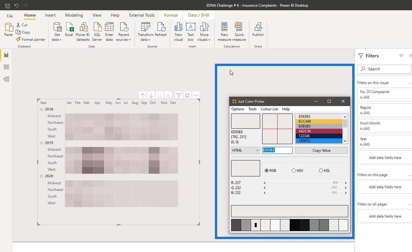 วิธีสร้าง LuckyTemplates Heat Map