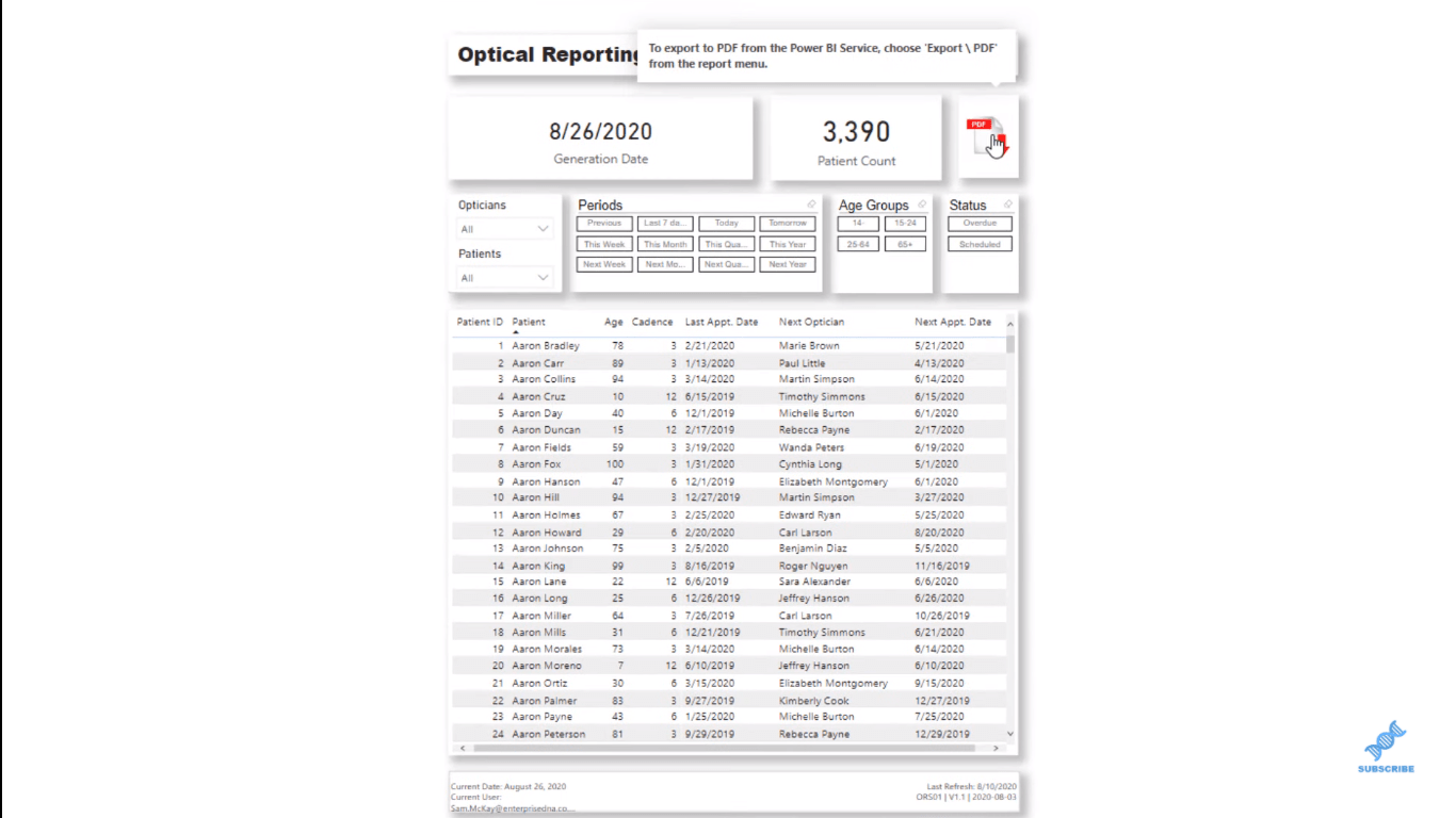 Construirea unui sistem de raportare cu LuckyTemplates