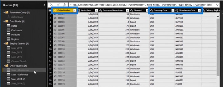 Referencia y duplicación de consultas en LuckyTemplates