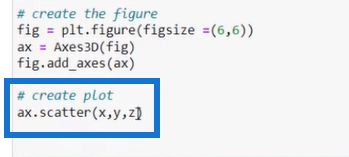 Créer un nuage de points 3D à l'aide de Python dans LuckyTemplates