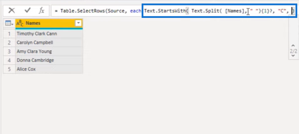 Power Query Filter By A Specific First Letter Or Character教程