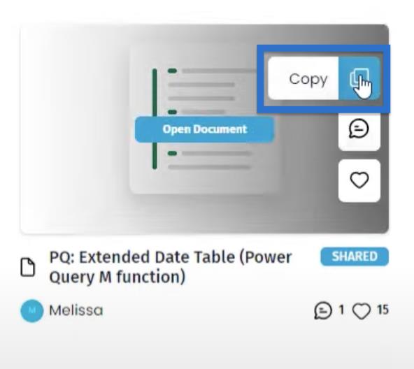 Présentation de la table de dates étendue Power Query V2