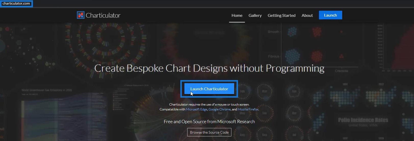 Graphiques et visuels LuckyTemplates à l'intérieur de Chararticulator