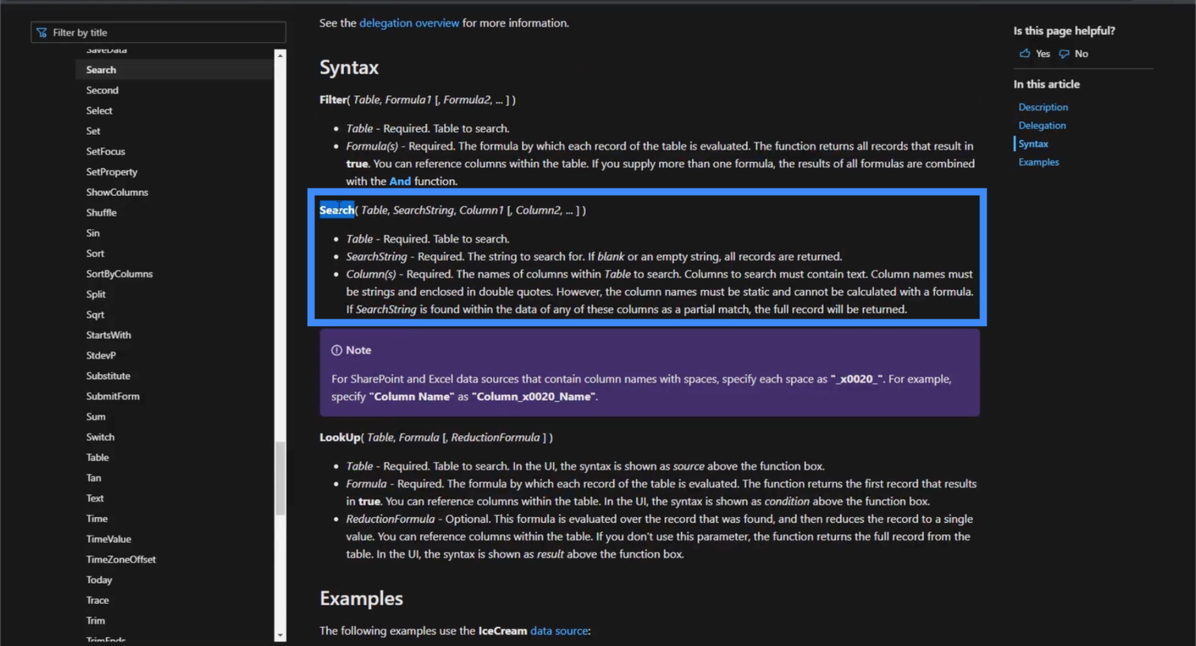 PowerApps 搜索字段：如何添加和自定義