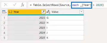 Power Query chaque expression : une introduction