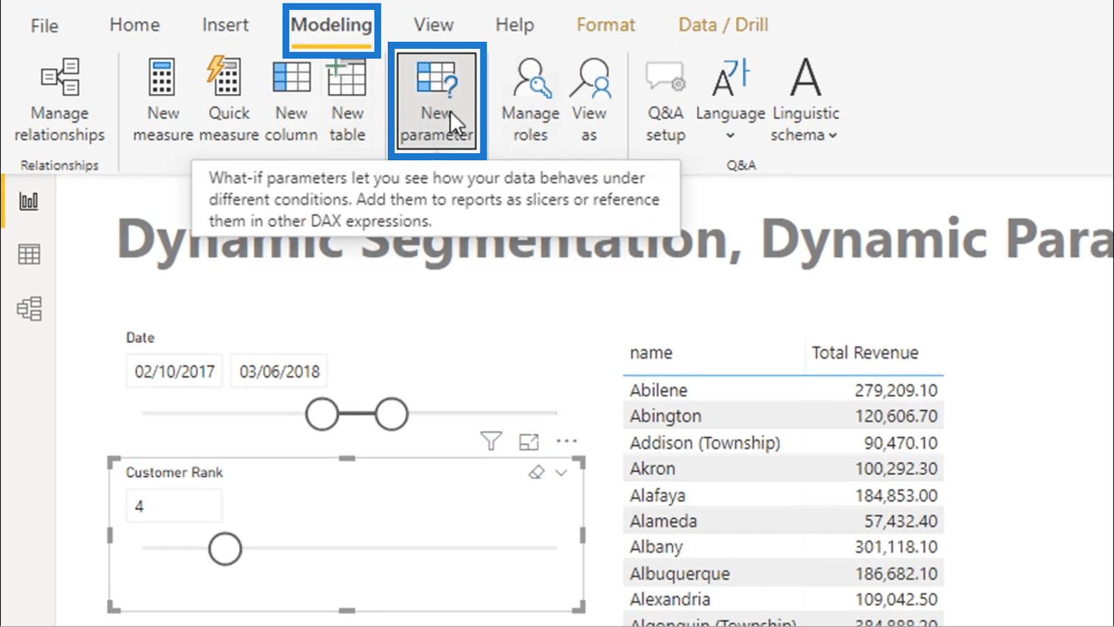 Segmentation dynamique avec paramètres dynamiques – Technique avancée LuckyTemplates et DAX