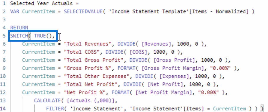 Comment créer des sous-totaux uniques dans les tableaux LuckyTemplates