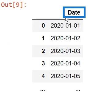 LuckyTemplates พร้อมการเขียนสคริปต์ Python เพื่อสร้างตารางวันที่