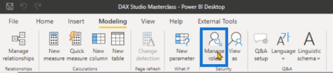 Sécurité au niveau des lignes et sécurité au niveau des objets dans LuckyTemplates DAX Studio