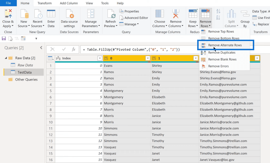 Power Query Modulo : Comment gérer les données empilées