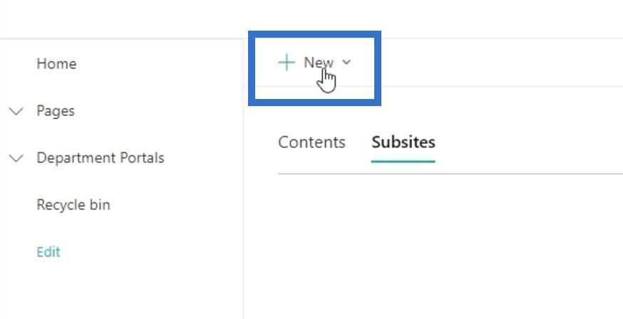 Site de projet SharePoint : création et configuration