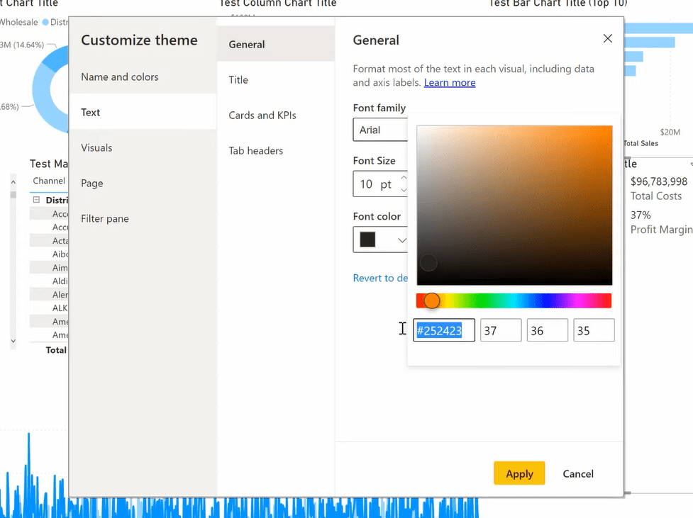 LuckyTemplates 主題 |  LuckyTemplates Desktop 標準主題