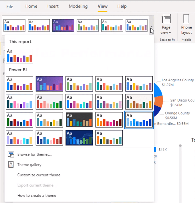 Thèmes de couleurs LuckyTemplates pour des visualisations uniformes