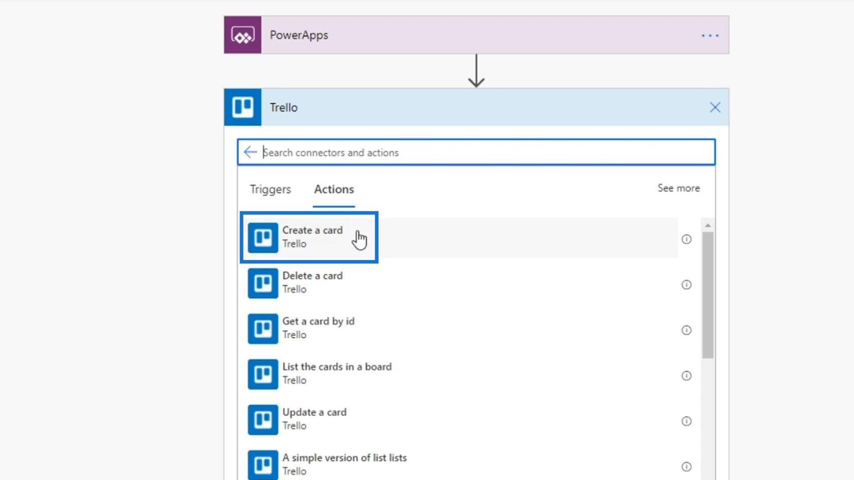 Intégration de PowerApps dans Microsoft Power Automate