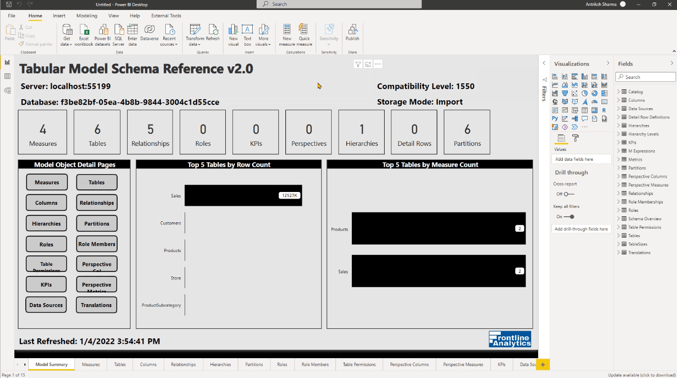 LuckyTemplates 中的模板：使用預構建加載 DMV 結果