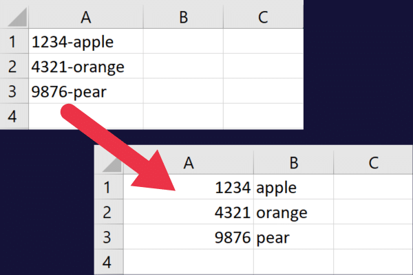 Cum să eliminați numerele din Excel din stânga: este ușor!