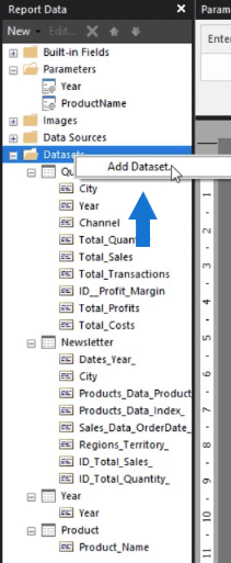 Utiliser des paramètres en cascade pour filtrer les données dans le générateur de rapports LuckyTemplates