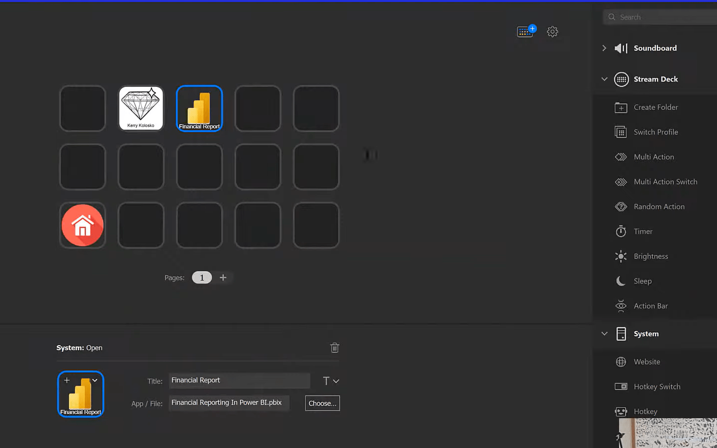 Elgato Stream Deck을 사용한 LuckyTemplates 자동화