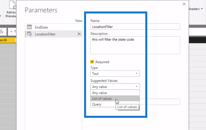 Paramètres de requête LuckyTemplates : Optimisation des tables