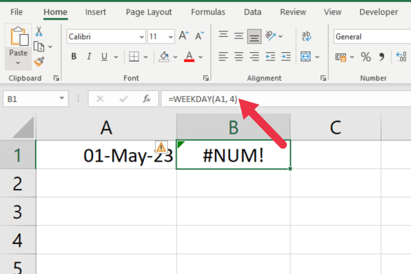 Comment utiliser la fonction Jour de la semaine dans Excel