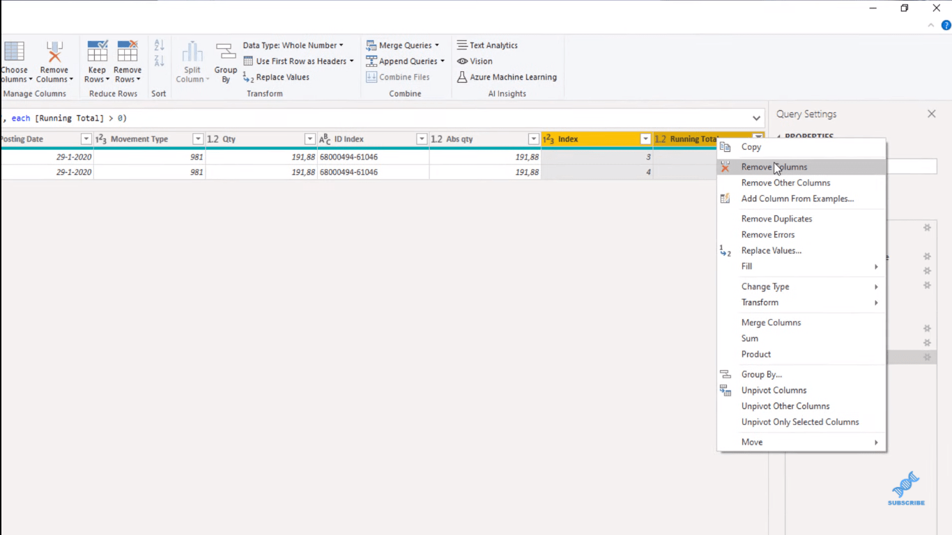 LuckyTemplates Power Query : suppression des lignes en double