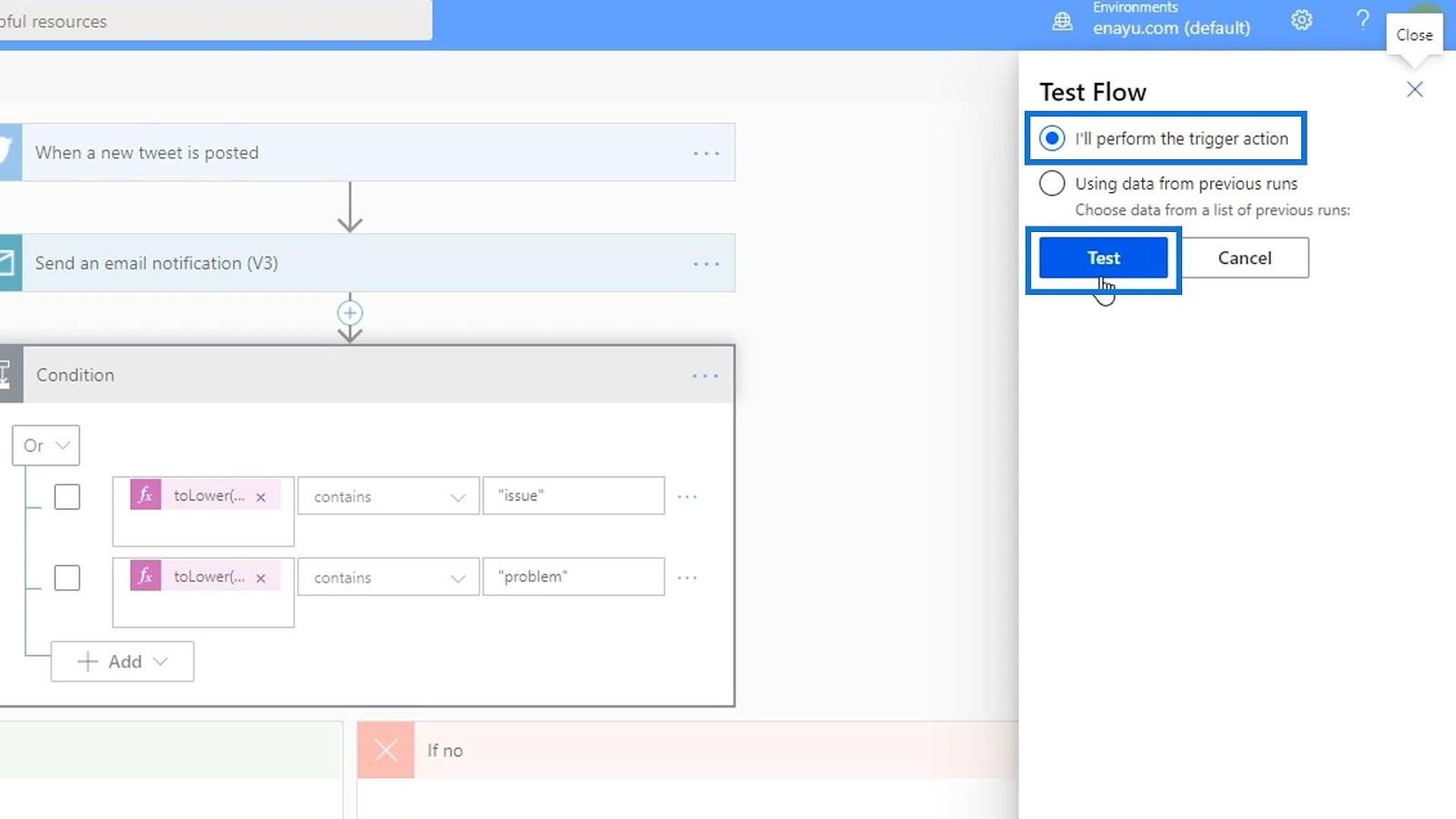 Conditions de déclenchement Power Automate - Une introduction