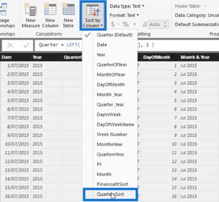 Tri des dates par exercice financier dans LuckyTemplates