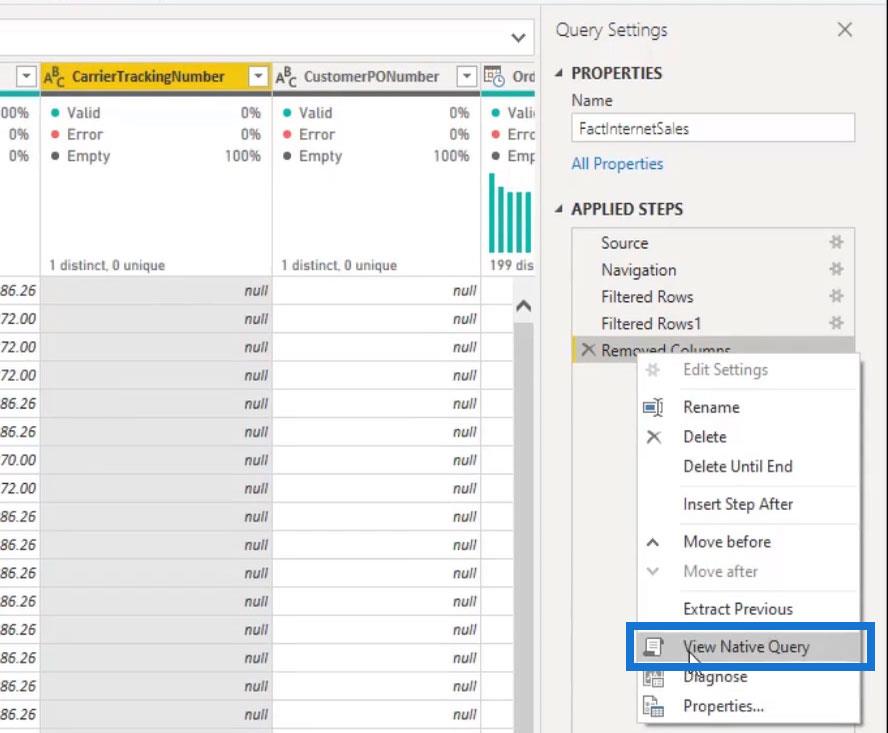 查詢折疊和連接到 SQL Server