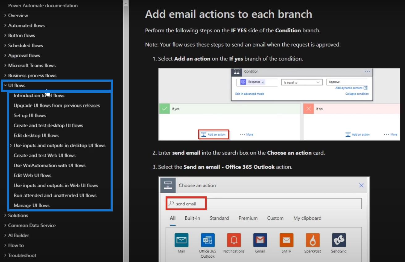 Tutorial de documentación de Power Automate