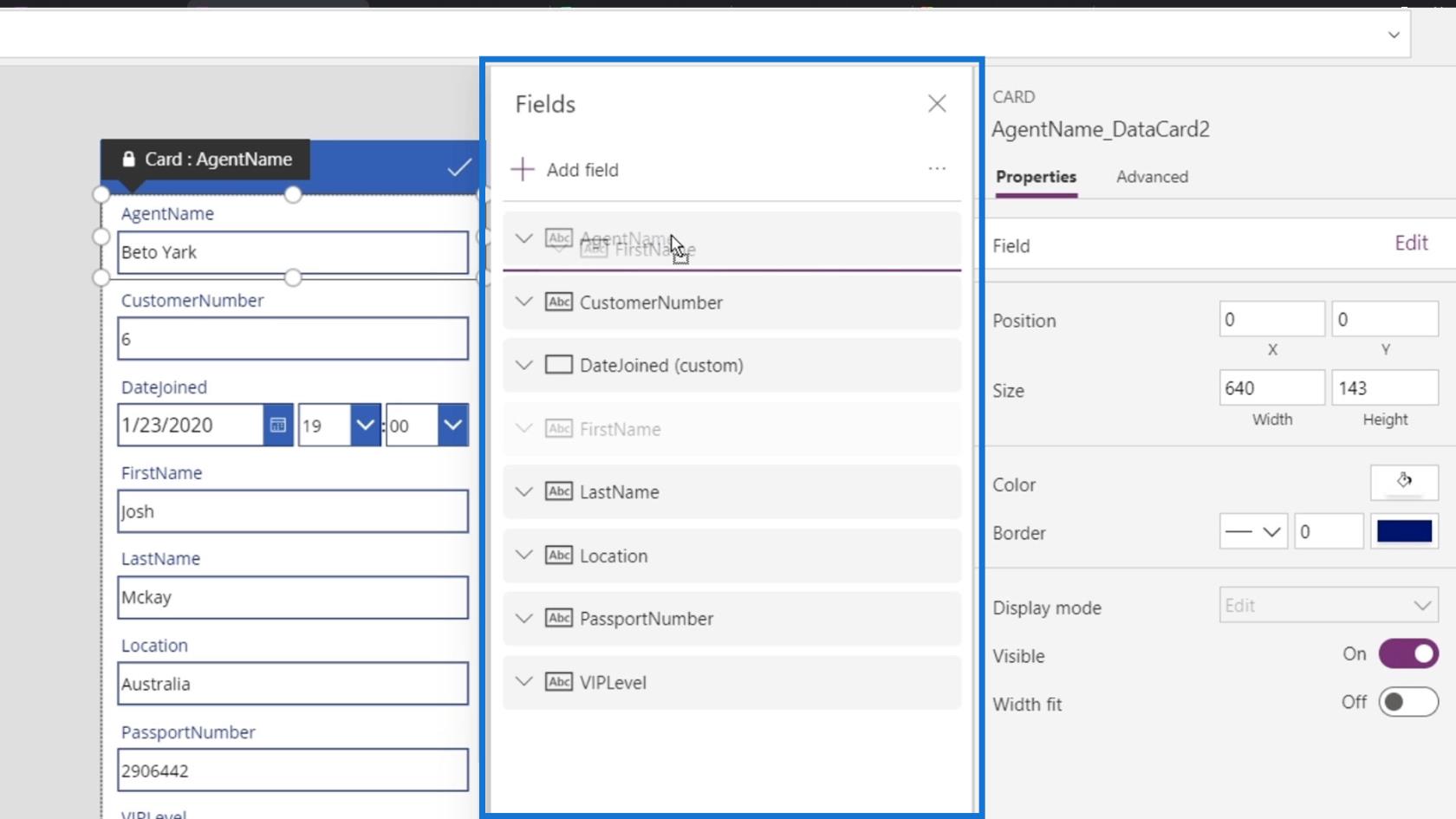 PowerApps 屏幕：編輯和更新