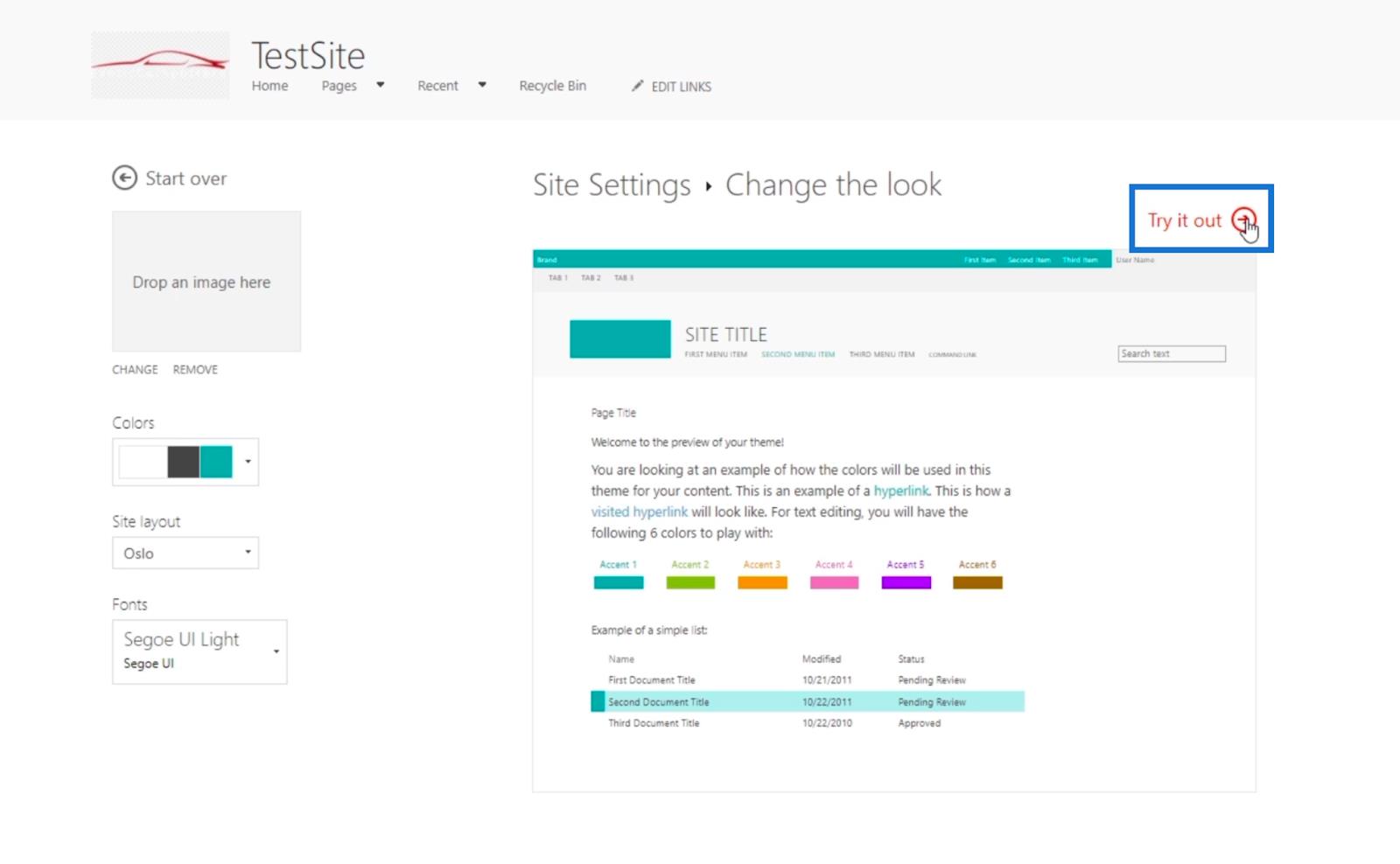 L'expérience de vue de conception classique de SharePoint