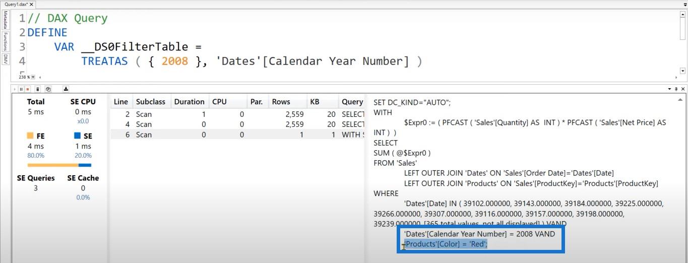 Tables développées dans LuckyTemplates