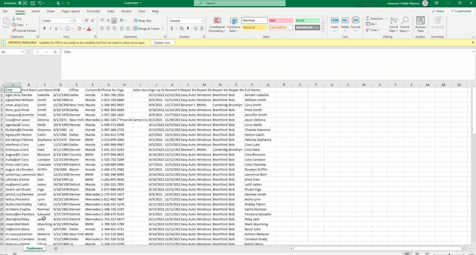 Excel 또는 CSV 파일로 SharePoint 목록 내보내기