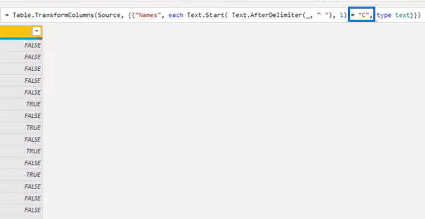 Power Query Filter By A Specific First Letter Or Character教程