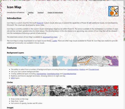 Objeto visual de mapa de iconos de LuckyTemplates: Cadenas WKT