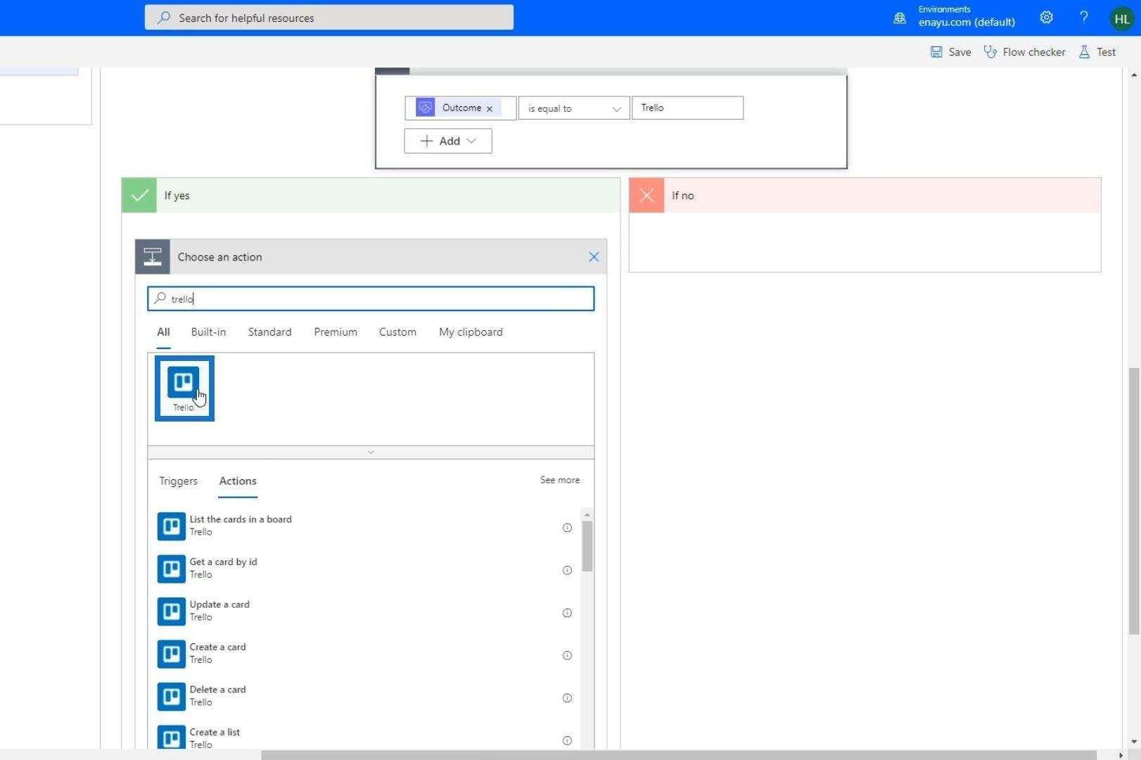 여러 옵션이 있는 Microsoft Flow 승인